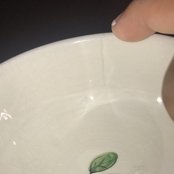 Vintage hand painted set of 5 mugs from Italy - Picture 11 of 13